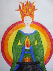 Fire of Brighde ©Joanna van der Hoeven 2014