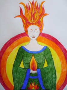 Fire of Brighde ©Joanna van der Hoeven 2014