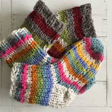 knitted socks